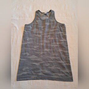 Athleta Girl size XXXL or 16 gray camo tank top EUC